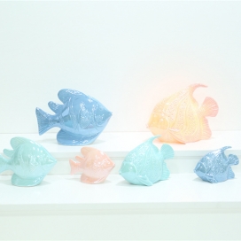 CERAMIC OCEAN DECOR FISH WITH LED